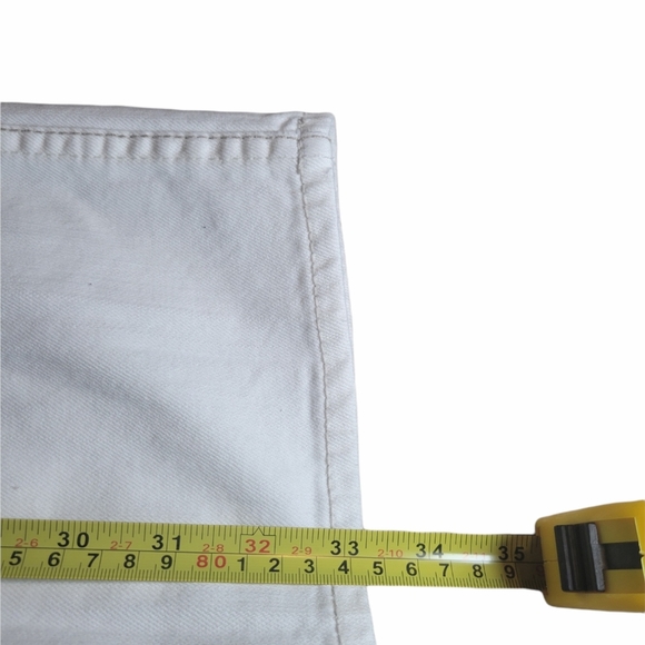 Silver Santorini Cropped White Capri Pant Women's Size 28 - Picture 5 of 9